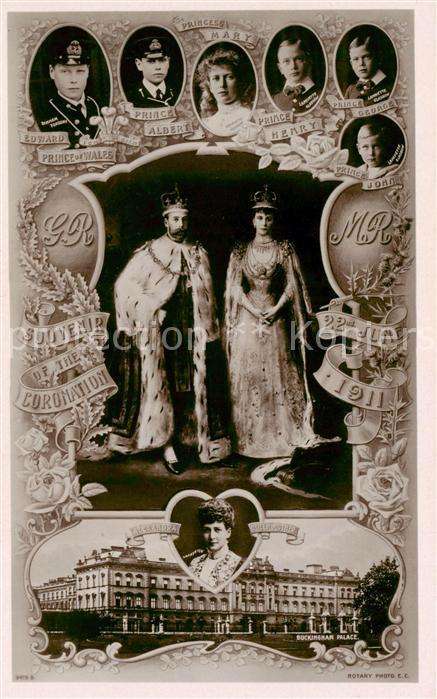 Adel England Alexandra Queen Prinsess Mary G.R. M.R.