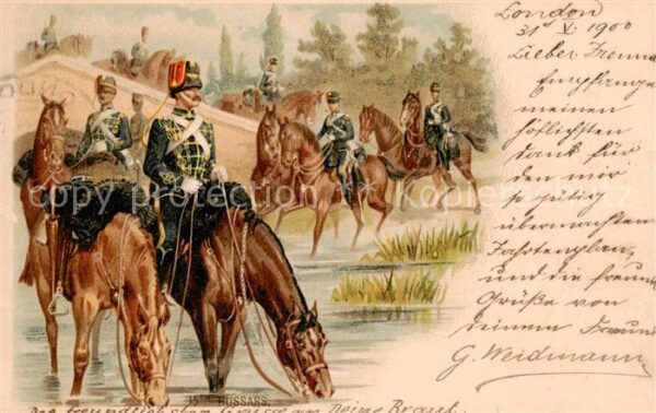 Militaria UK England 15 Hussars