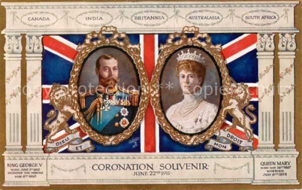 Verlag Tucks Oilette Serie 9860 His most Excellent Majesty George V