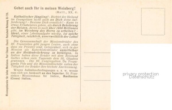 Jesus Christus Christentum Maingruesse  Indische Mission – Bild 2