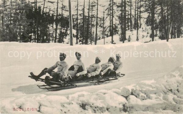 Bobsleigh Traineaux Schlitten Schlitten fahren