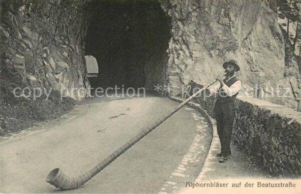 Alphorn Alphornblaeser Beatusstrasse 8573