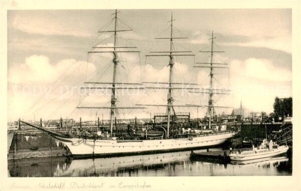 Segelschiffe Bremen Schulschiff Deutschland Im Europahafen
