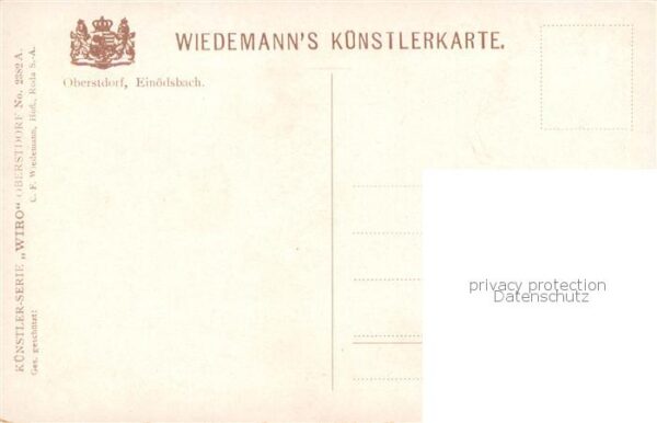 Verlag Wiedemann WIRO Nr. Nr.2382 A  Wiro Oberstdorf Einoedsbach – Bild 2