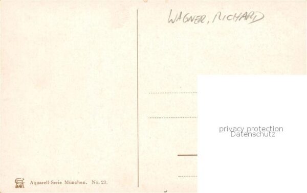 Wagner Richard Kuenstler Muenchen Nationalmuseum Nr.23 – Bild 2