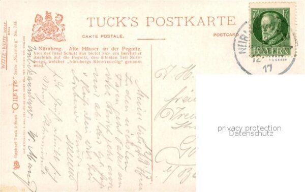 Verlag Tucks Oilette Serie 733 Nuernberg – Bild 2
