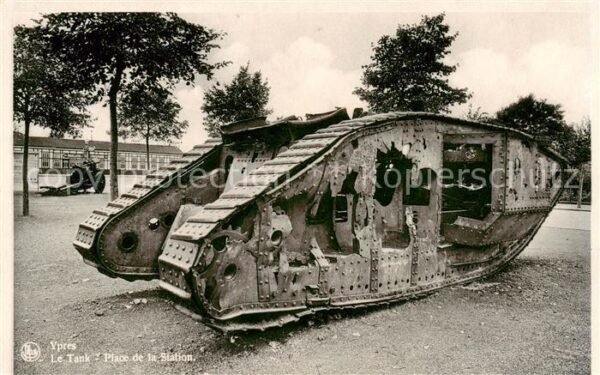 Militaria Panzer Tank Char d Assaut Ypres