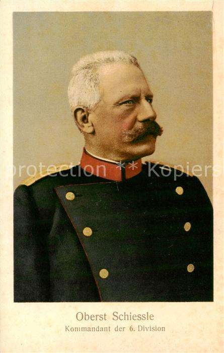 Militaria Schweiz Oberst Schiessle