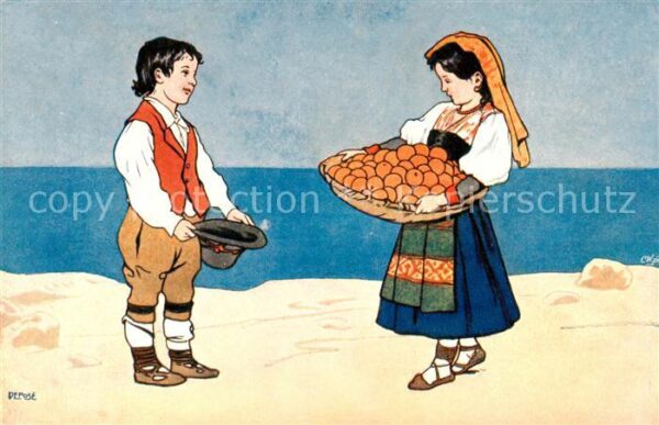 Orangen Oranges Naranjas Tracht Greece