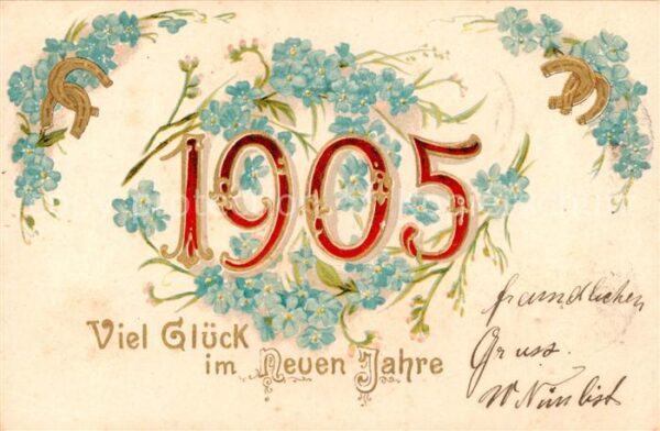 Jahreszahl Year Annee Ano 1905
