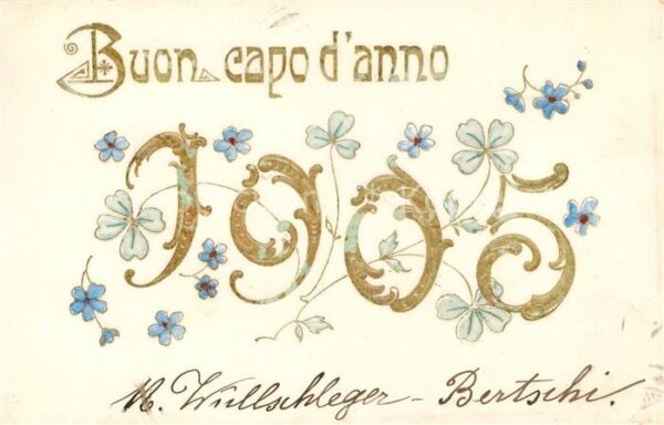 Jahreszahl Year Annee Ano 1905