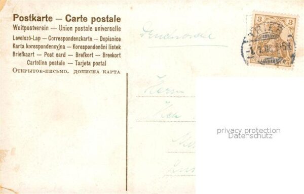 Jahreszahl Year Annee Ano 1906 beste Wuensche – Bild 2