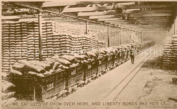 Politik Politics Politique US Liberty Bonds pay for it chow over here