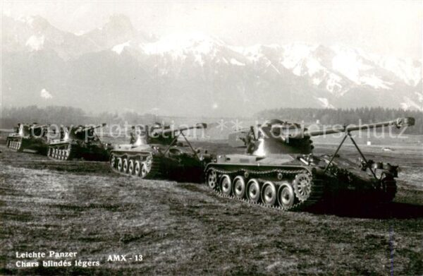 Militaria Panzer Tank Char d Assaut Leichter Panzer AMX-13