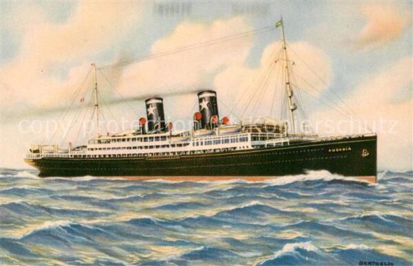 Dampfer Oceanliner AUSONIA