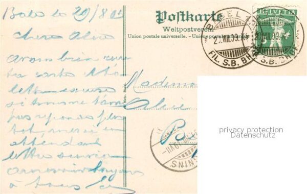 Strassenbahn Tramway-- Basel Bundesbahnhof – Bild 2