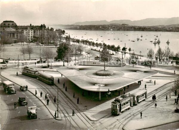 Strassenbahn Tramway-- Zuerich Bellevue