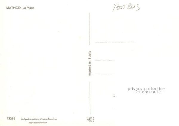 Postbus Omnibus Mathod La Place – Bild 2