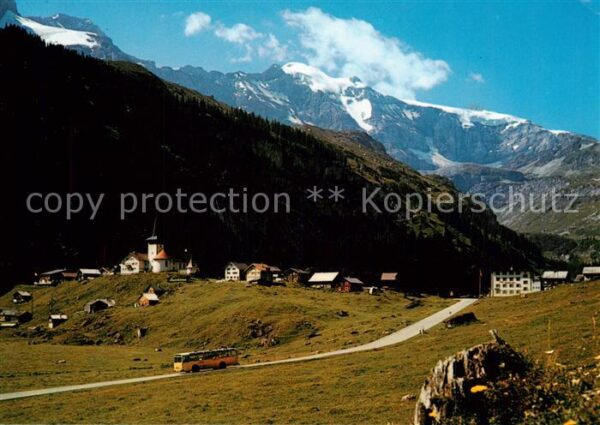 Postbus Omnibus Urnerboden am Klausenpass Schweiz