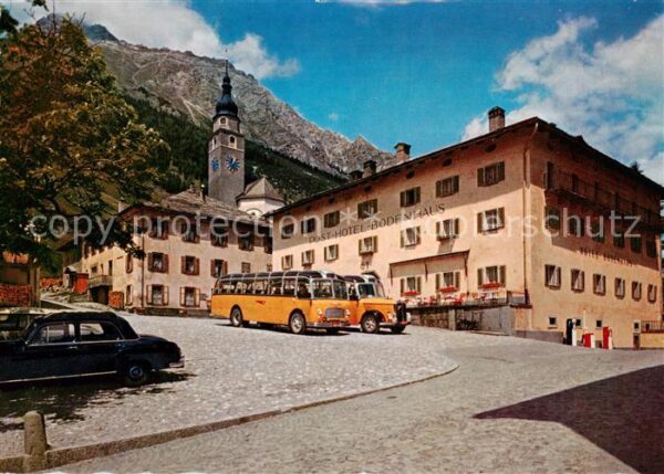 Postbus Omnibus Spluegen Hotel Bodenhaus