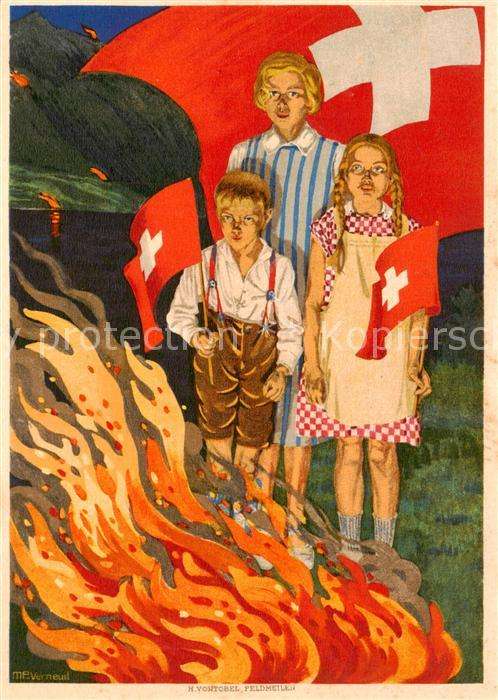 Bundesfeier Schweiz Feldmeilen