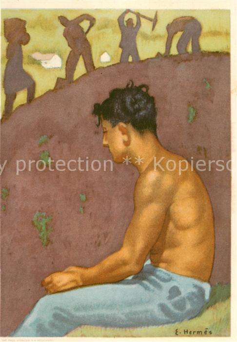 Bundesfeier Schweiz E.Hermes 1935 Fuer freiwilige Arbeitsdinstes