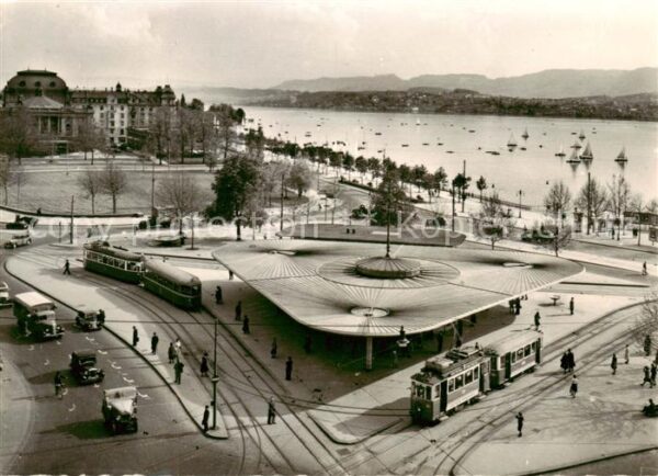 Strassenbahn Tramway-- Zuerich Bellevue
