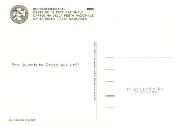 Bundesfeier Schweiz der Tellensprung E. Stueckelberg – Bild 2