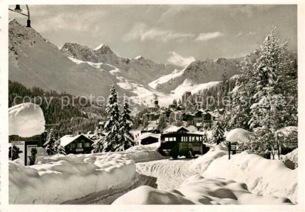 Postbus Omnibus Arosa Winter