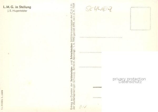 Militaria Schweiz L.M.G. in Stellung – Bild 2