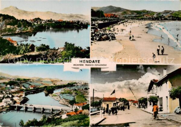 Zoll Grenze Douane Border HendayeFrontiere Franco Espagnole