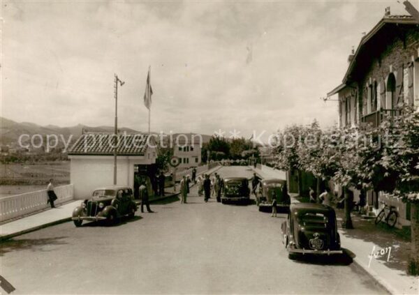 Zoll Grenze Douane Border Hendaye