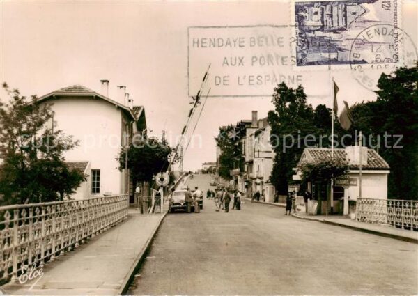 Zoll Grenze Douane Border Elce Nr.10575 Hendaye