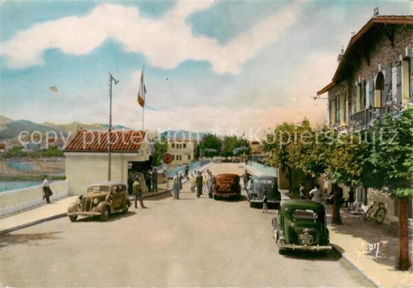 Zoll Grenze Douane Border Hendaye