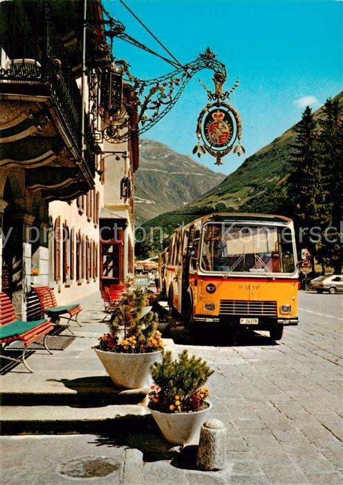 Postbus Omnibus Gletsch Entree Hotel