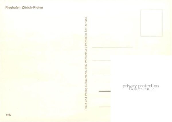 Flughafen Airport Aeroporto Zuerich-Kloten – Bild 2