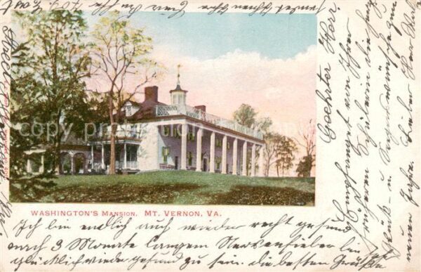 Mount Vernon Virginia USA Washingtons Mansion