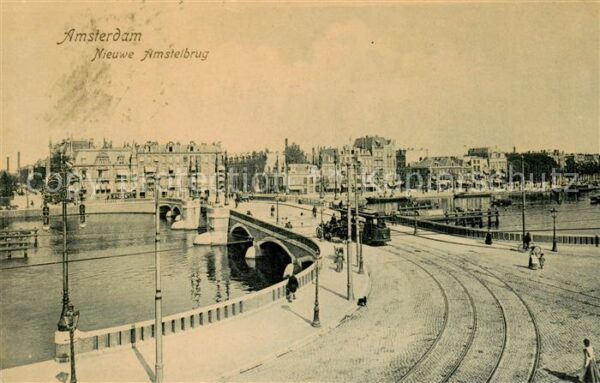 Amsterdam  NL Nieuwe Amstelbrug