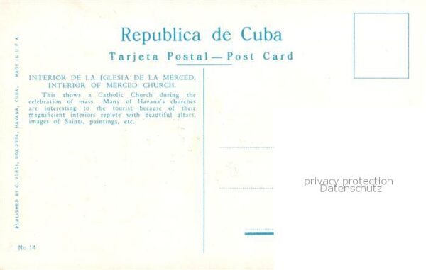 Habana Havana Iglesia de la Merced – Bild 2