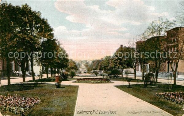 Baltimore Maryland Eutaw Place