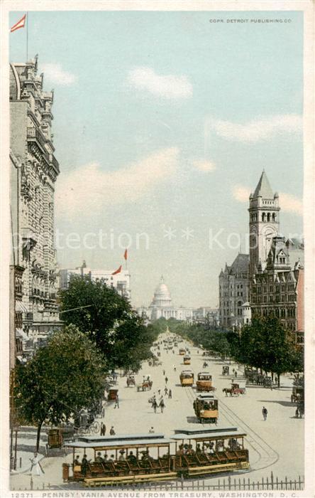 Washington  DC Pennsylvania Avenue from Treasury