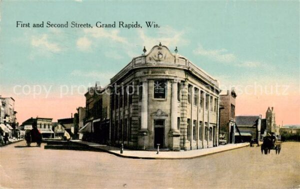 Grand Rapids Wisconsin USA First and Second Streets