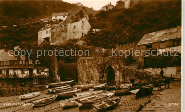 Clovelly UK Bootsliegeplatz