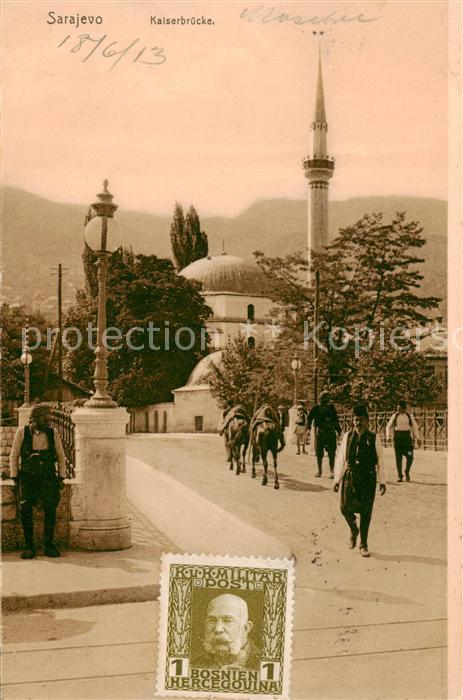 Sarajevo Bosnia-Herzegovina Kaiserbruecke