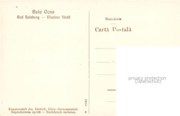Baia Ocna Bad Salzburg RO Hotelul statulul si Lacurile Horia si Crisan – Bild 2