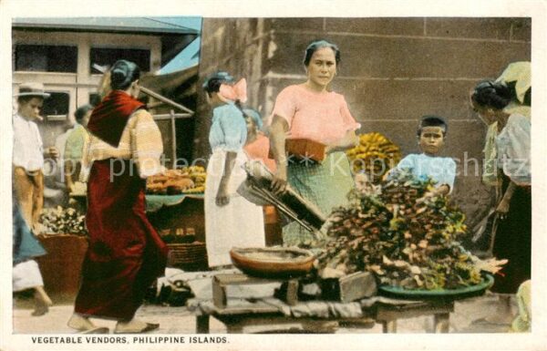 Philippinen Philippine Islands Vegetable Vendors