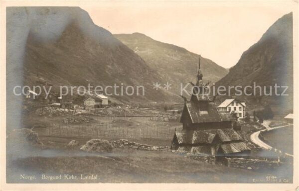 Laerdal Sogndal Norge Borgund Kirke
