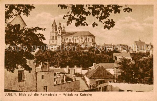 Lublin Blick zur Kathedrale