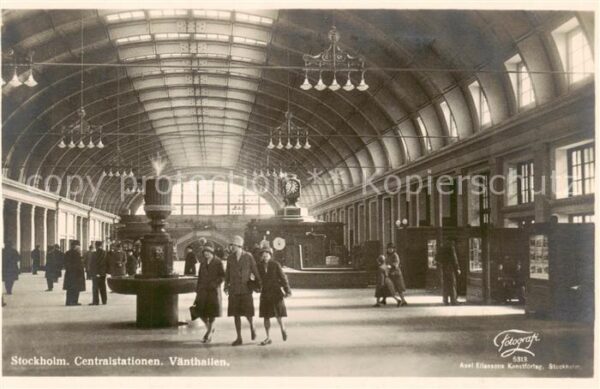 Stockholm Centralstationen Vaenthallen