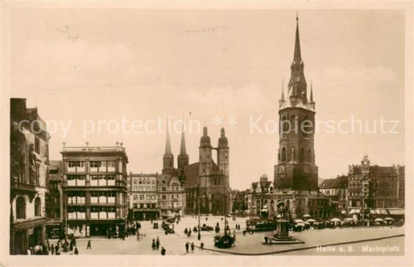 Halle Saale Marktplatz